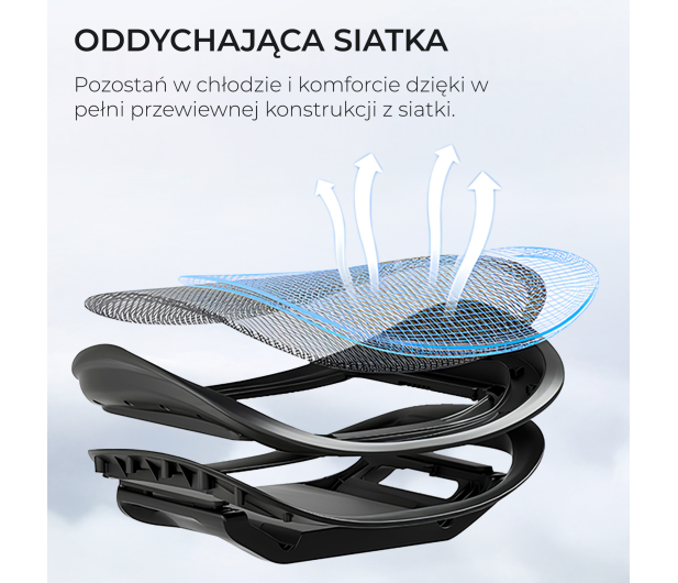 Sihoo DORO C300 PRO Mesh czarny - 1542252 - zdjęcie 11